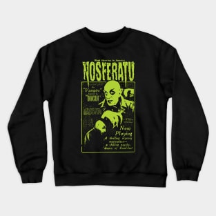 Nosferatu (green Version) Vampire Crewneck Sweatshirt